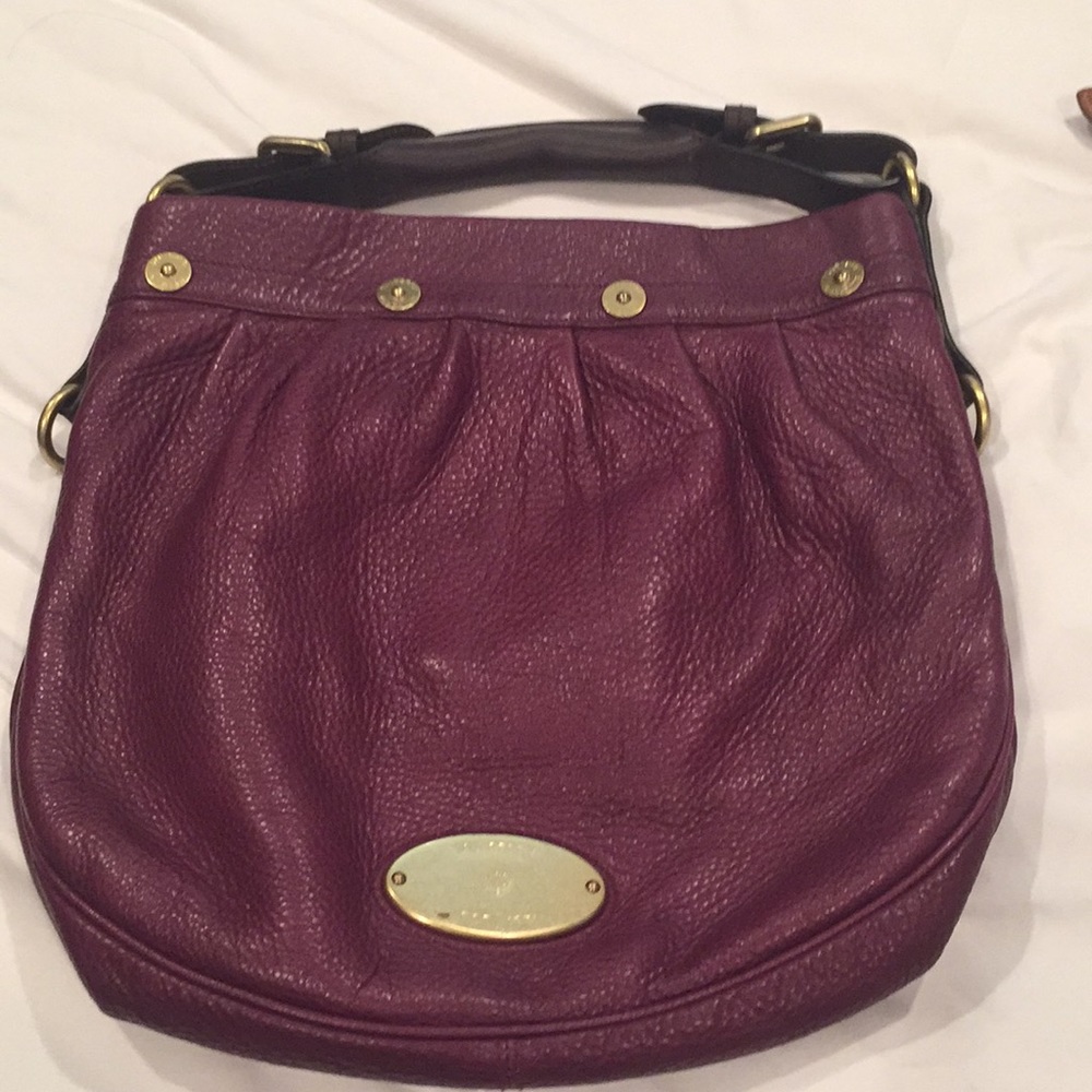 Mulberry purple leather bag like NEW